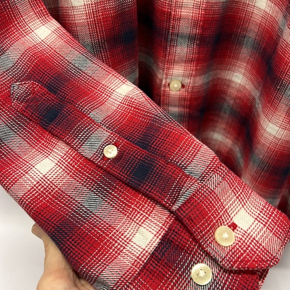 BARBOUR KERSHAW Shirt faded Red Long Sleeved & Tailored Fit - Picture 8 of 14
